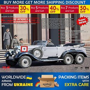 Mercedes-Benz W31 G4 with Passengers 1939 WWII 1/35 Plastic Model Kit ICM 35531