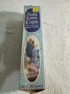 Vintage Dixie Cups Bathroom Dispenser Refill 100 3oz Cups - Picture 1 of 4