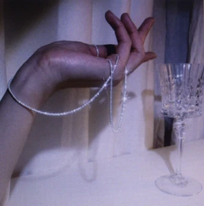 Beautiful 925 Sterling Silver Gypsophila Twisted Sparkly Necklace 18" Gift NIP - Picture 1 of 7