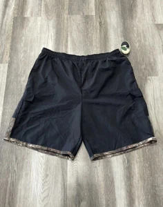 Men’s Mossy Oak size 2XL swim shorts trunks black color NEW - Picture 1 of 10