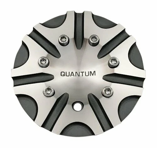 Tapa central de rueda plateada Quantum Wheels QT106-L175-GAL Foto 1 de 2