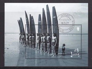 SG MS2559 JERSEY USED CTO STAMP SHEET 2021 SURFING ST OUEN'S BAY - Picture 1 of 1