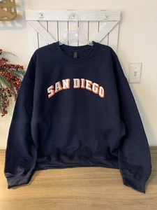 Vintage San Diego Padres 1991 Classic Throwback Logo Sweatshirt S-3XL - Picture 1 of 37