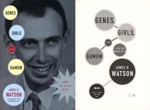 JIM JAMES D. WATSON SIGNED GENES GIRLS GAMOW FIRST EDITION RARE BECKETT BAS LOA - Picture 1 of 3
