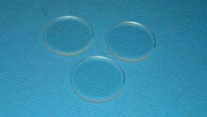3 x Hartglasscheibe rund, ca. 73,5 x 8 mm, Kowalski 12 Volt Lampen, §80a - Bild 1 von 3
