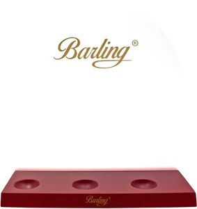 BARLING DISPLAY for 3 PIPE STAND RACK HOLDER * NEW in BOX * BURGUNDY - Picture 1 of 1