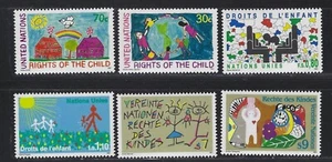 1991 United Nations - NY, Geneva & Vienna - Rights of the Child Sets - MNH - Picture 1 of 2