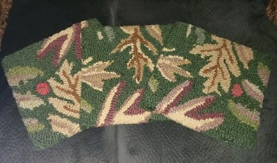 Company C 3 Lana Cuadrado Bar Taburete Silla Cojines Verde Roble Hoja Otoño Bistro Foto 1 de 4