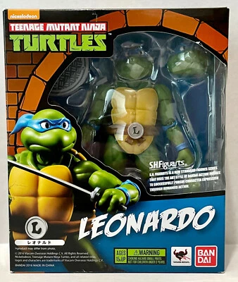 Bandai S.H. Figuarts Teenage Mutant Ninja Turtles Leonardo (2342155) (NISB) Foto 1 de 3