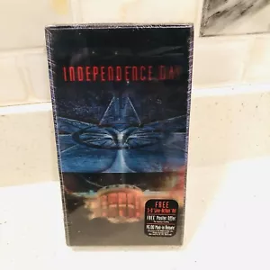 ID4 Independence Day VHS 1996 Lenticular Cover NEW SEALED Watermark FOX - Picture 1 of 7