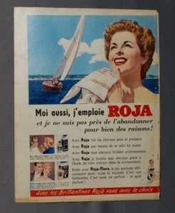 PUB PUBLICITE ANCIENNE ADVERT CLIPPING 150917 / BRILLANTINES RAJA VOUS AVEZ LE C - Imagen 1 de 1