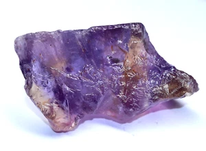 250.70 Ct Natural Bolivia purple yellow Ametrine Facet specimen Rough Certified - Picture 1 of 8