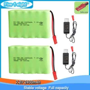 Ni-MH AA 7.2V 2400mah battery for RC Car helicopter toy led light cordless phone - Bild 1 von 6