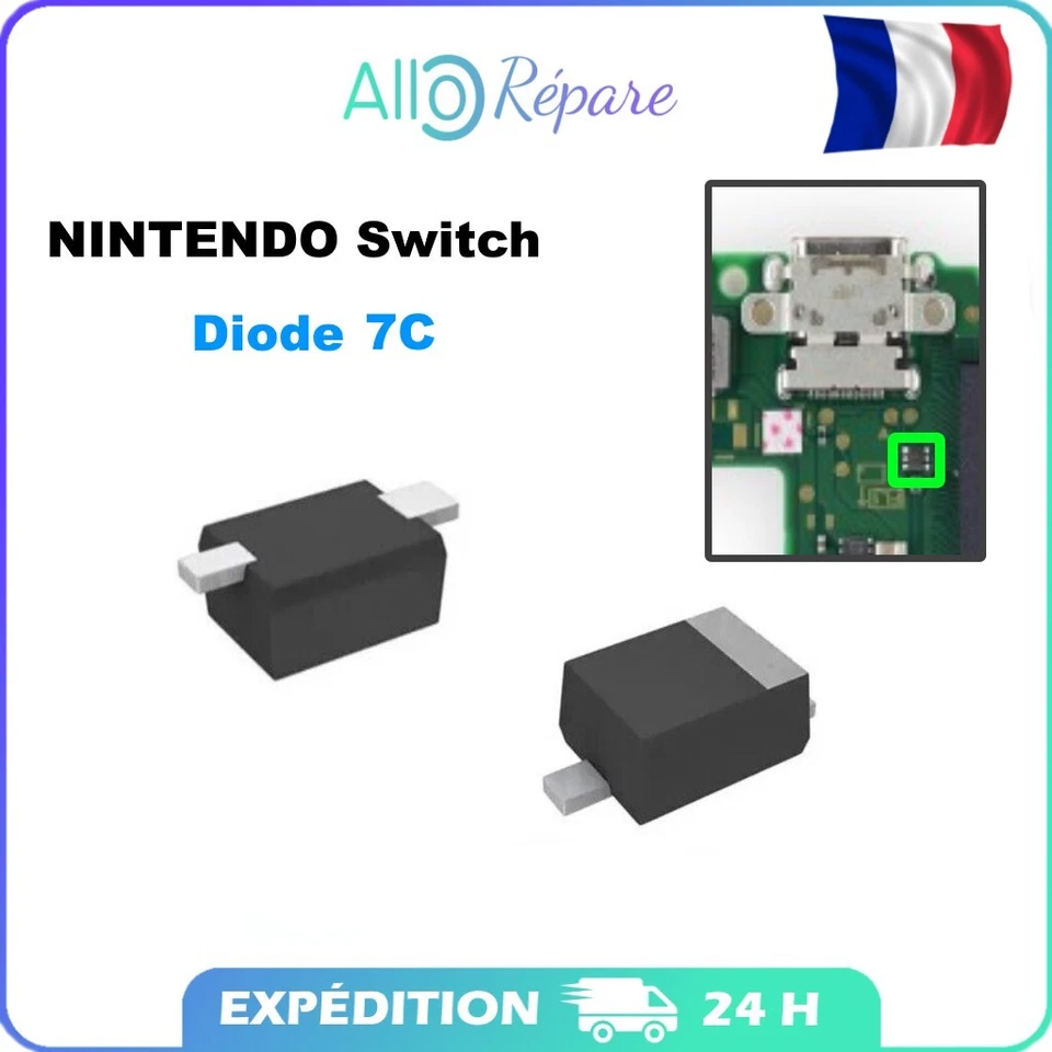 Nintendo Switch 7C petite Diode IC carte mère Nintendo Switch