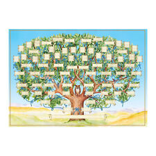 Family Tree Diagram to Fill in Wall Hanging Generation Genealogy-History Chart