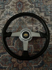 PRO SPATS Leather Steering Wheel 36cm FET N1 Skyline Supra R32 R33 DC2 R34 RB26 - Afbeelding 1 van 9