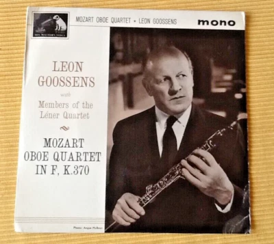 Leon Goosens Mozart Oboe Quartett  7" Vinyl Single His Masters Voice 5232 - Bild 1 von 4