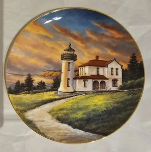 Admiralty Head Lighthouse The Danbury Mint 1993 Charles Carter - Bild 1 von 2