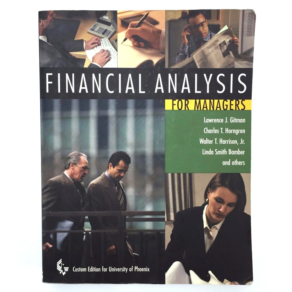 Textbook Financial Analysis for Managers Gitman Horngren Harrision Bamber Book - Image 1 of 3