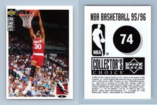 Kenny Smith - Rockets #74 Collectors Choice 1995-6 Basketball Sticker