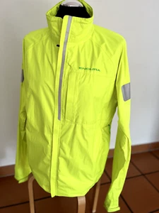 Radler Regenjacke Endura, wasserfest, signal gelb mit Reflectoren, Gr. XL - Bild 1 von 8