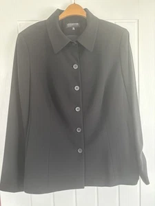 Jones New York Jacket COST 99 US $ Been Dry Cleaned Black Size 16 - Picture 1 of 5