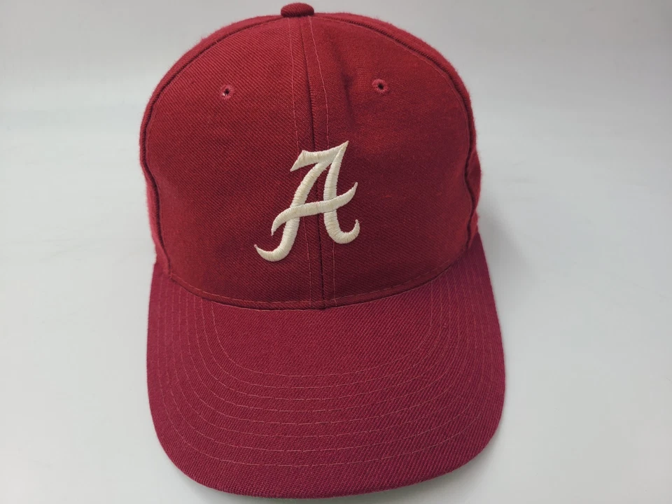 Gorra de colección Alabama Crimson Tide New Era modelo profesional 59Fifty ajustada 6 7/8 NCAA Foto 1 de 4