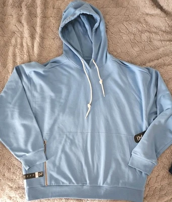 Sudadera con capucha Xersion XL de felpa francesa para hombre azul profundidad tacto suave nueva con etiquetas Foto 1 de 2