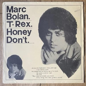 Marc Bolan T.Rex Honey Don’t 12” Vinyl UK 1989 - 500 Numbered Copies - Picture 1 of 6