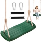 Wetterfeste Schaukel Outdoor für Kinder ab 3 Jahren 120 kg Grün Polyethylen