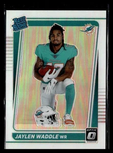 Jaylen Waddle 2021 Donruss Optic #208 Holo Variation RC - Bild 1 von 2