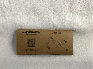 JBC Lötspitze Serie C115, Rundform, C115105/Ø 0,3 mm, gebogen C115105 (C20.1) - Bild 1 von 3