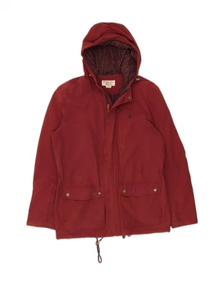Chaqueta cortavientos con capucha PENGUIN para hombre Reino Unido 38 mediana Borgoña CZ05 Foto 1 de 4