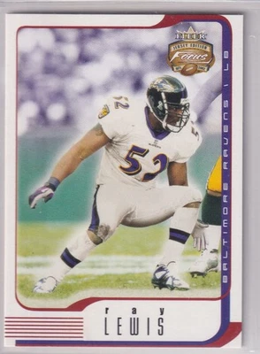 2002 Fleer Focus Jersey Edition #69 Ray Lewis - Image 1 of 2