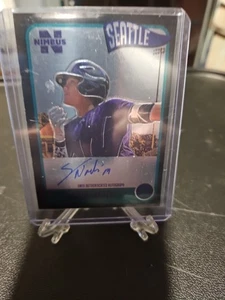 2020 ONYX Nimbus Parallel Auto Collection Noelvi Marte Auto Silver #350  NAMN - Picture 1 of 2