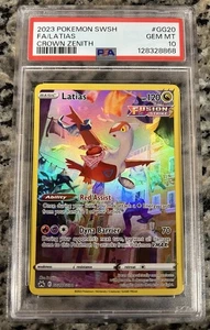 2023 Pokemon Schwert & Schild Krone Zenit #GG20 FULL ART/LATIAS PSA 10 - Bild 1 von 2