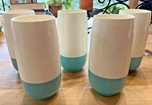 1960er Vacron Bopp Decker Doppelwand Becher 12 Unzen Tassen 5er Set - Bild 1 von 4