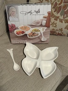 Dolly Parton Stoneware Butterfly Serving Dish - Picture 1 of 1