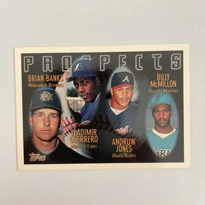 Vladimir Guerrero & Andruw Jones Novato 1996 Topps Béisbol #435 Braves Expos - Imagen 1 de 2