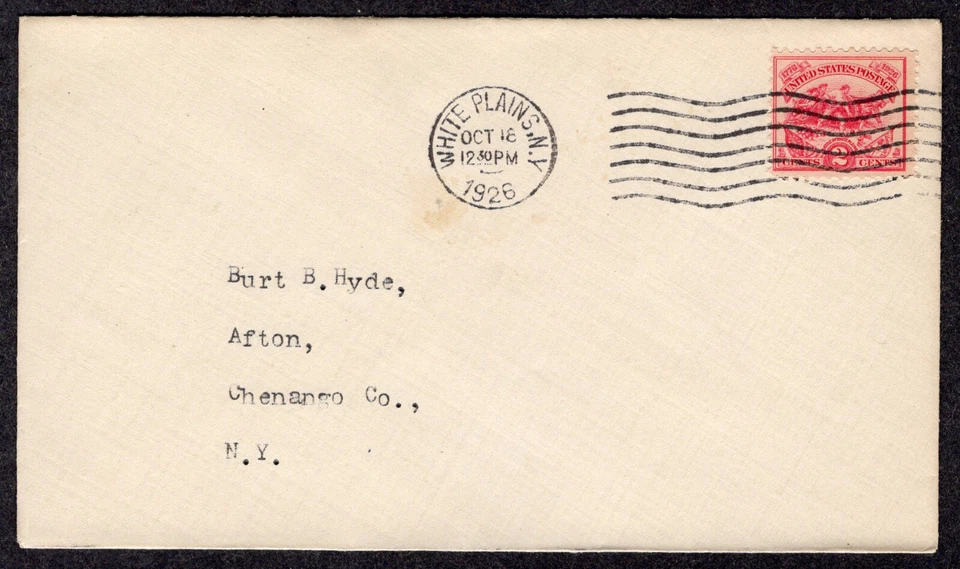 1926 Battle of White Plains 150th (Scott 629) - White Plains NY FDC NS482 - Image 1 of 1