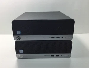 Lot of 2 - HP ProDesk 400 G4 SFF, i5-7500 @ 3.4GHz, 16GB RAM, 256GB SSD, WIN10 - Picture 1 of 4