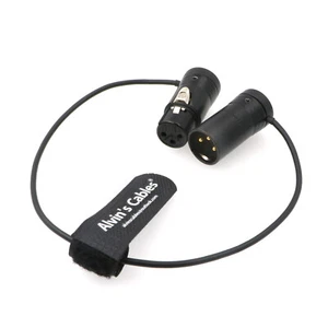 Low Profile 3 Pin XLR Male to Female Cable Original Balanced Microphone Audio - Picture 1 of 4