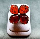 Baltic Amber Ring-Cognac-925 Sterling silver-O 1/2 UK-7 1/2 US size-11.7 G