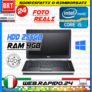 PC NOTEBOOK DELL LATITUDE E6320 13.3" CPU I5-2520M 4GB RAM HDD 256GB + WIN10 PRO