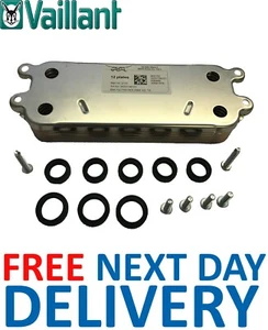 Intercambiador de calor Vaillant ecoFIT Pure/Sustain 825 12 placas DHW 0020211942 genuino - Imagen 1 de 3