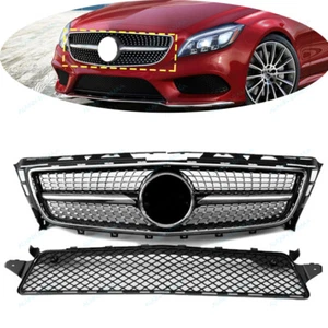 Front Bumper Radiator Grille For 2012-2014 Mercedes Benz W218 CLS CLS350/500/550 - Picture 1 of 10