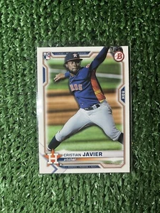 Cristian Javier 2021 Bowman RC Rookie #83 Houston Astros - Picture 1 of 2