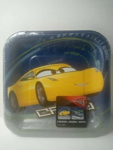 Plato cuadrado de postre Designware Cars 3 (8 unidades) - Imagen 1 de 1