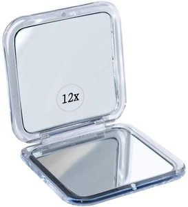 Espejo de Maquillaje de Viaje Pequeño MIRRORVANA con Aumento 12X y 1X - Compacto... - Imagen 1 de 7