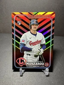 2024 Topps Update Kyle Manzardo Black and Orange US337 RC Rookie - Picture 1 of 2
